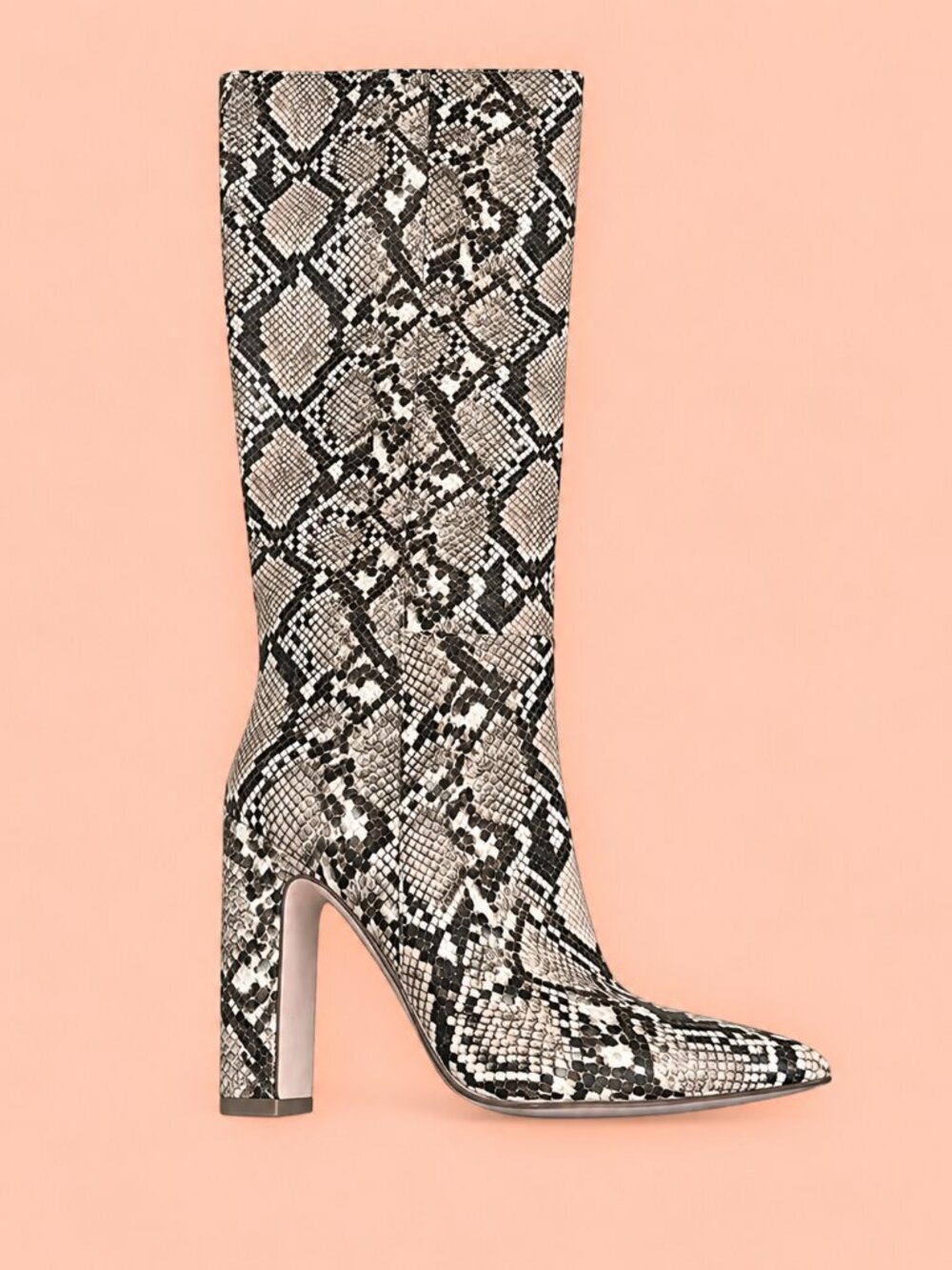 Steve Madden Rouge Tan Snake Boots